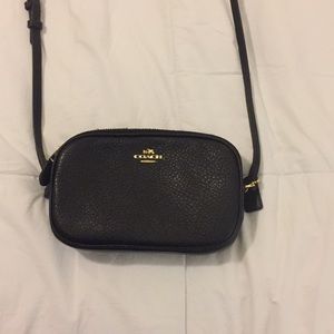 Coach double pocket crossbody bag